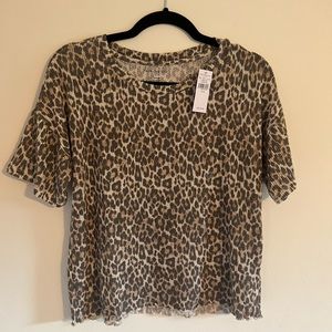 American Eagle leopard print shirt